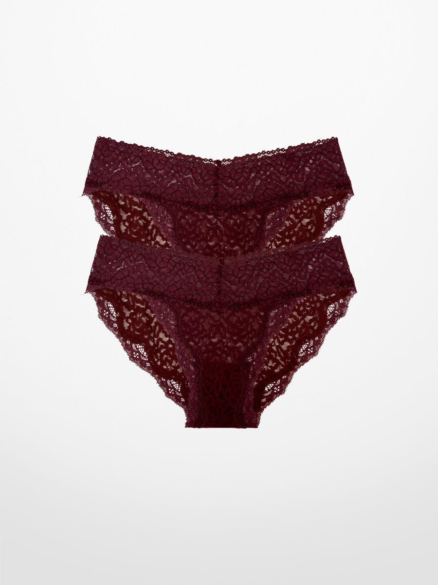 2-Pack Luxe-Stretch Lace Bikini