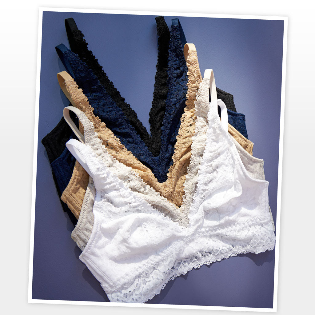 Luxe-Stretch Flex-Sizing Bra and Underwear - Multiple - LoveSuze