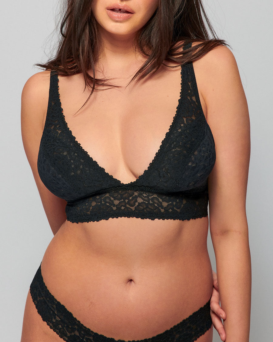 LoveSuze Luxe-Stretch Lace Scoop Bra on Marmalade