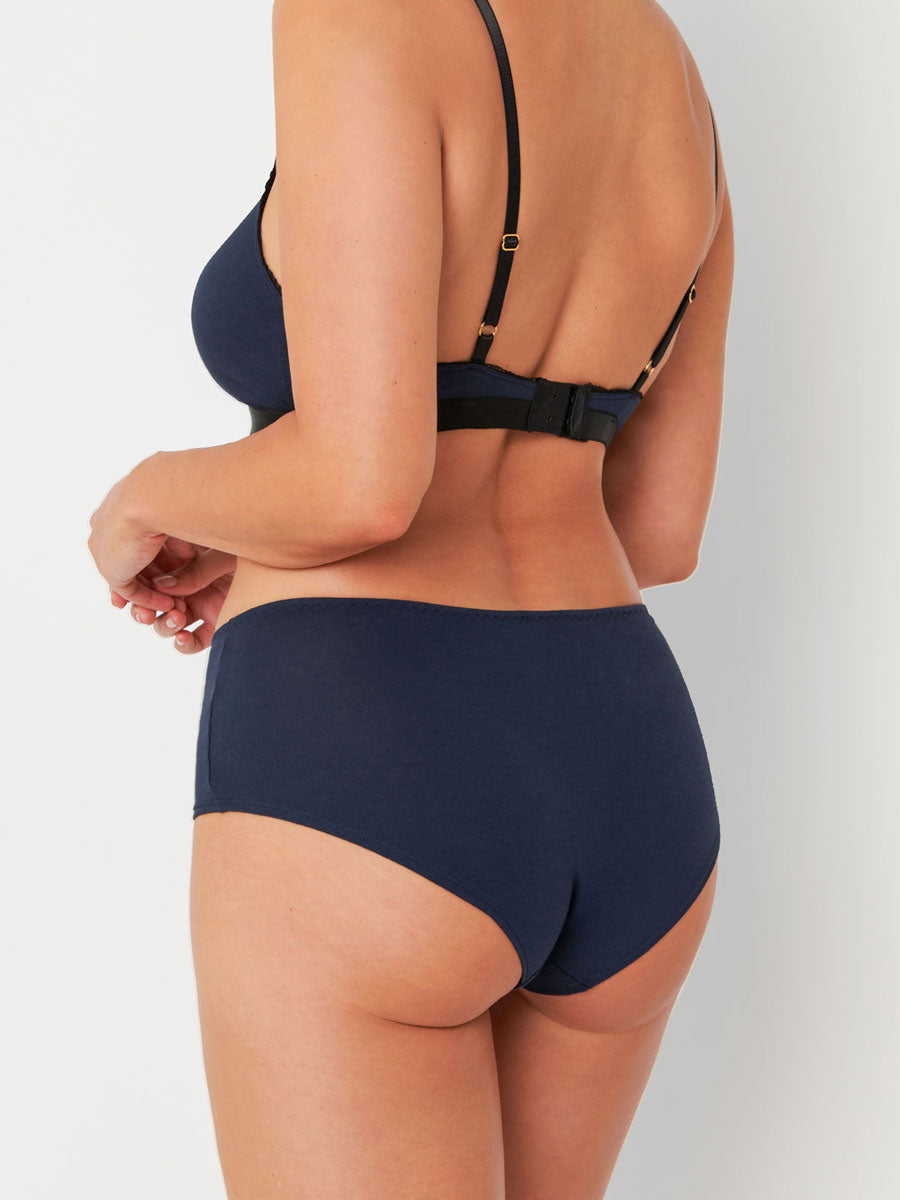 Comfort-Stretch Brief Underwear - Midnight Blue - LoveSuze