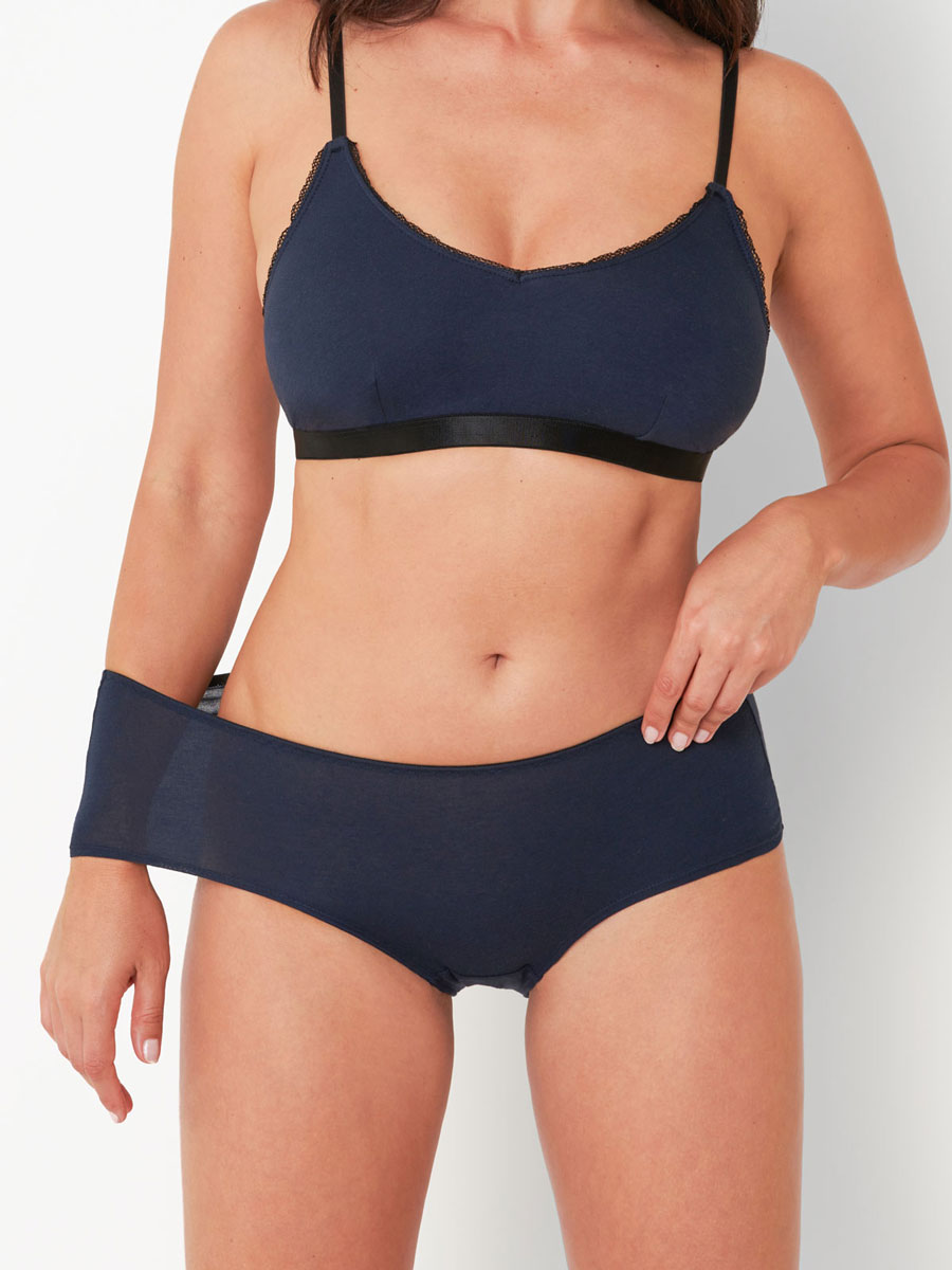 Comfort-Stretch Brief Underwear - Midnight Blue - LoveSuze