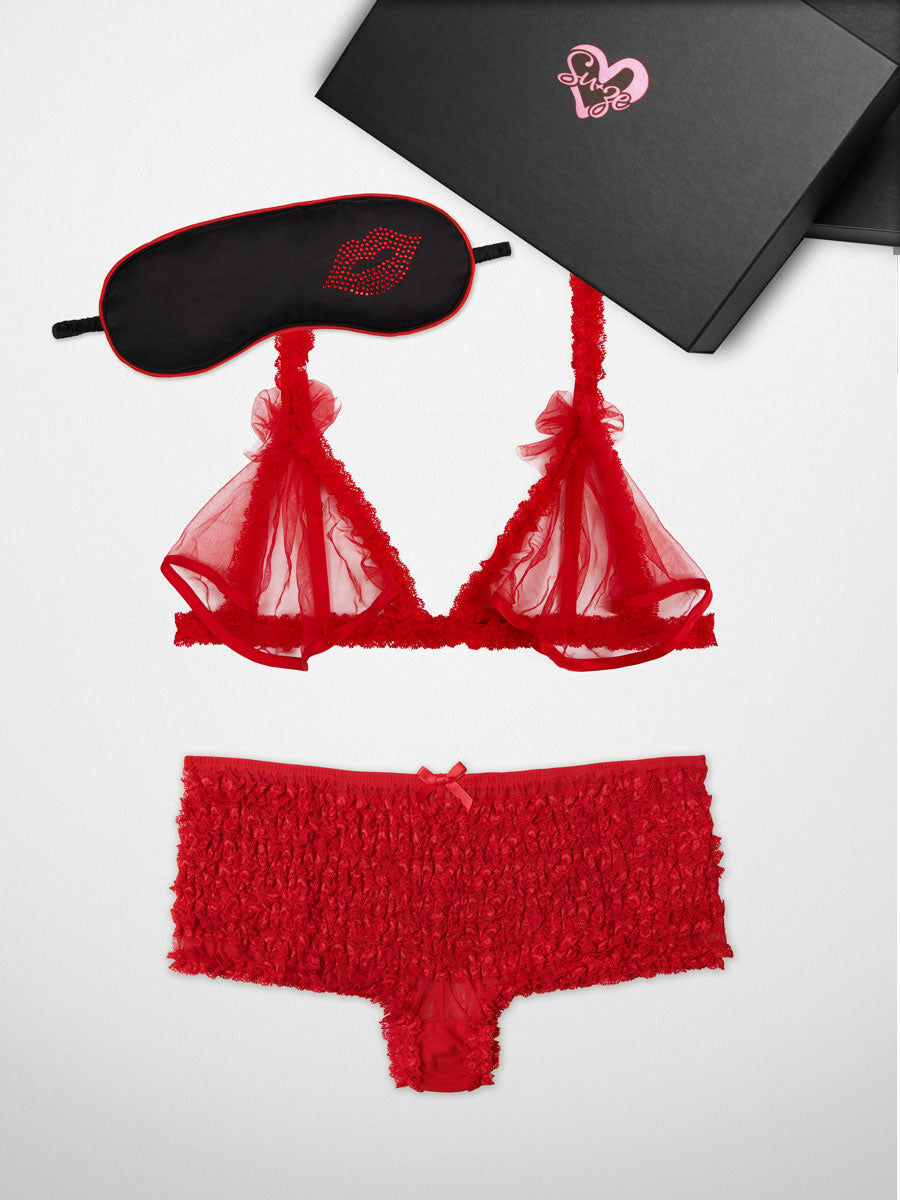 Goodnight Kiss  Bra Underwear Gift Set - LoveSuze
