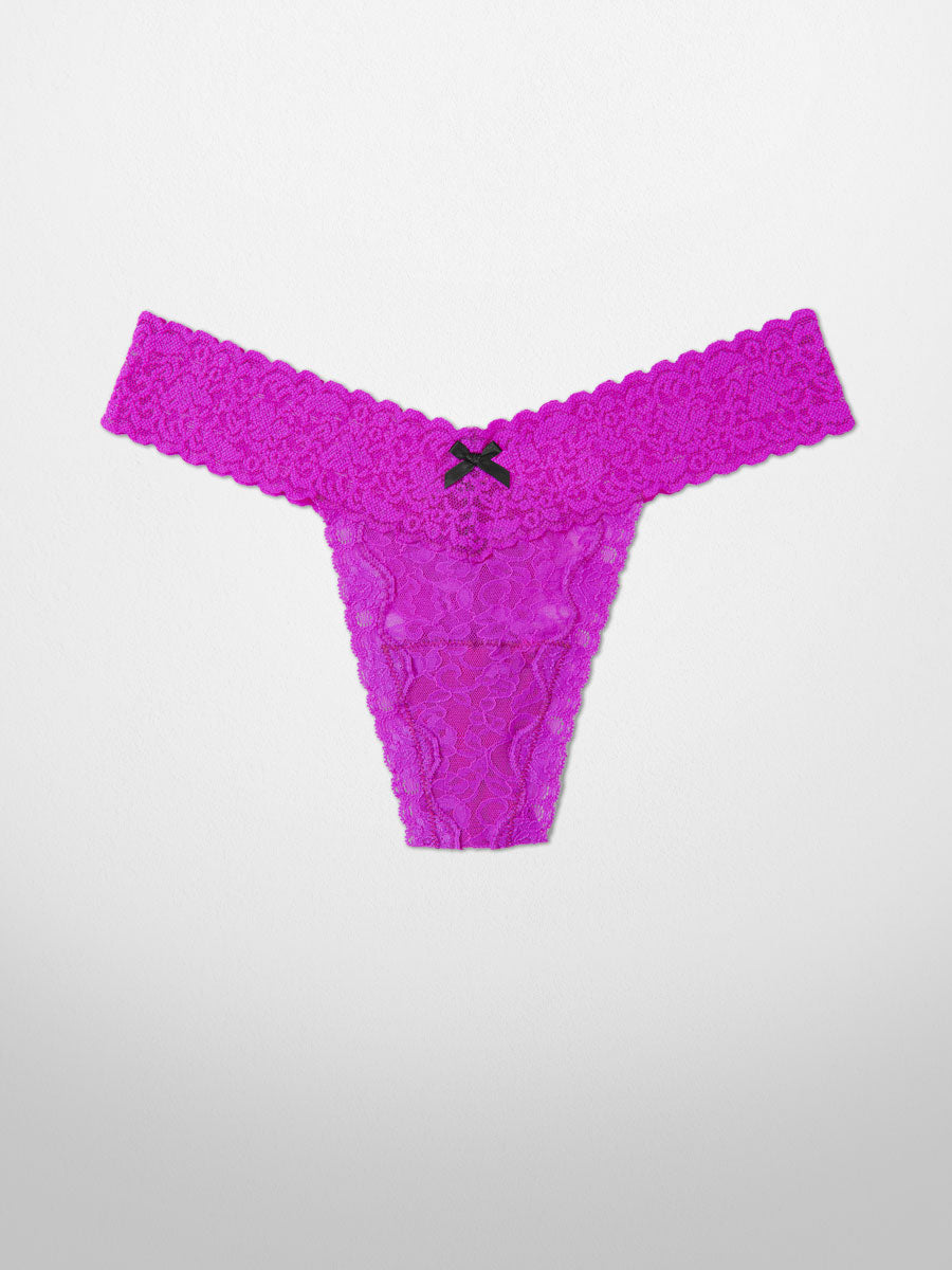 SUZE® Lace Thong Underwear - Purple - LoveSuze